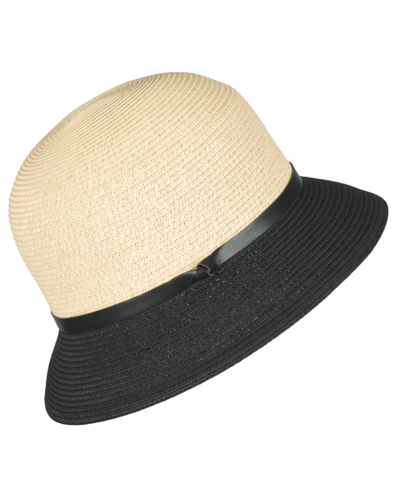 zweifarbiger Bucket Hat- Schwarz Onlineverkauf
